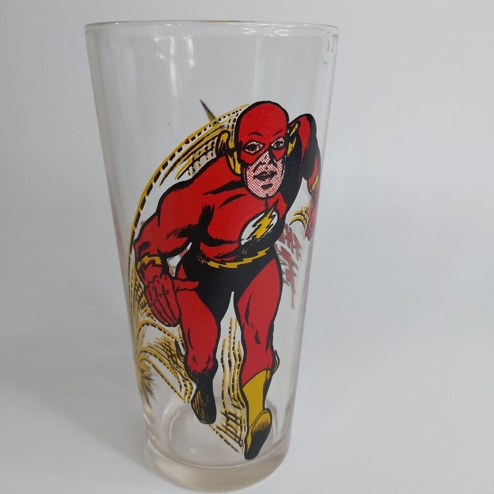 Vintage DC Comics The Flash 1971 Pepsi Collector Series Glass‎ Cup